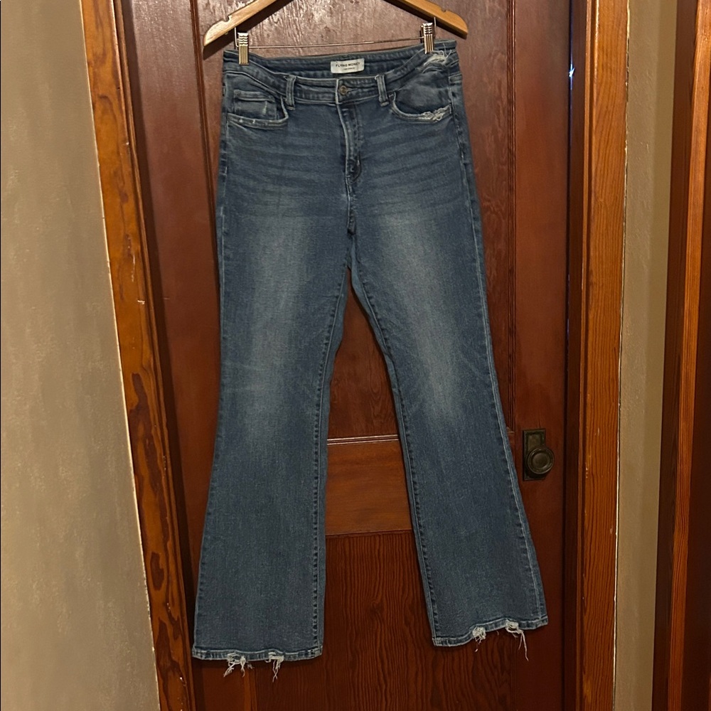 Flying Monkey Dark Blue Flare Jeans